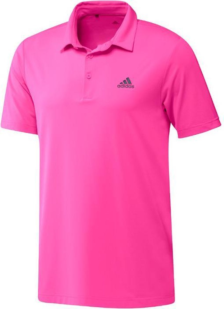 Adidas Ultimate365 Solid Left Chest Polo Shirt Heren Roze - Maat XXL