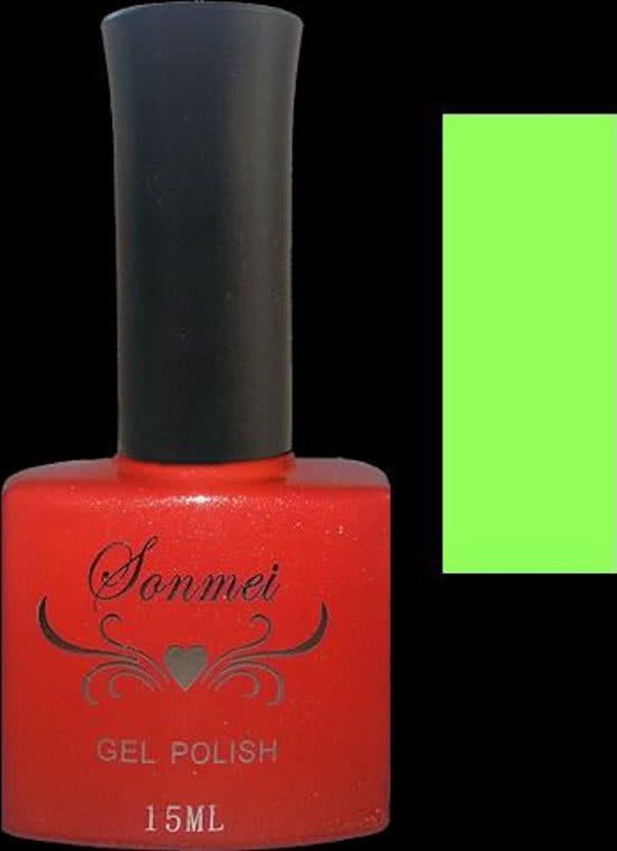 Glow in the Dark Gel Nagellak Fel Groen