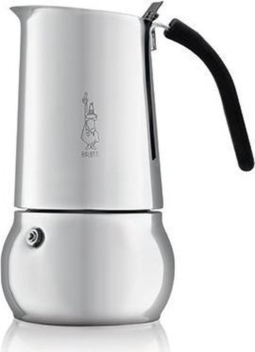 Bialetti Kitty-Inductie - Koffiekan - Voor 4 Kopjes - Inox en Yourkitchen E-kookboek