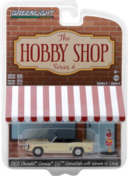 Chevrolet Camaro convertible with woman in dress 1:64
