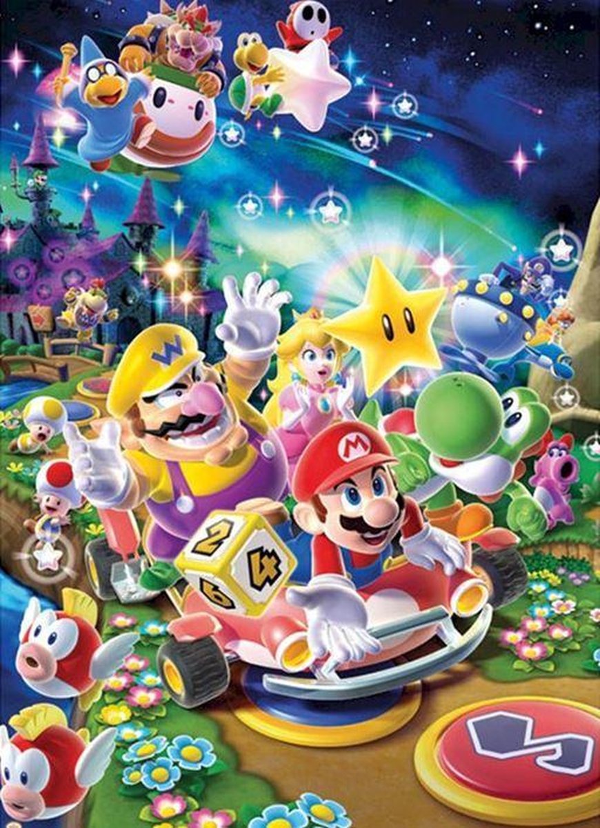 Mario Kart - Diamond Painting - 20x15cm - Complete Set - Inclusief Tools - Stipco
