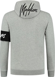 Malelions Captain Hoodie - Grey Melange - XXS