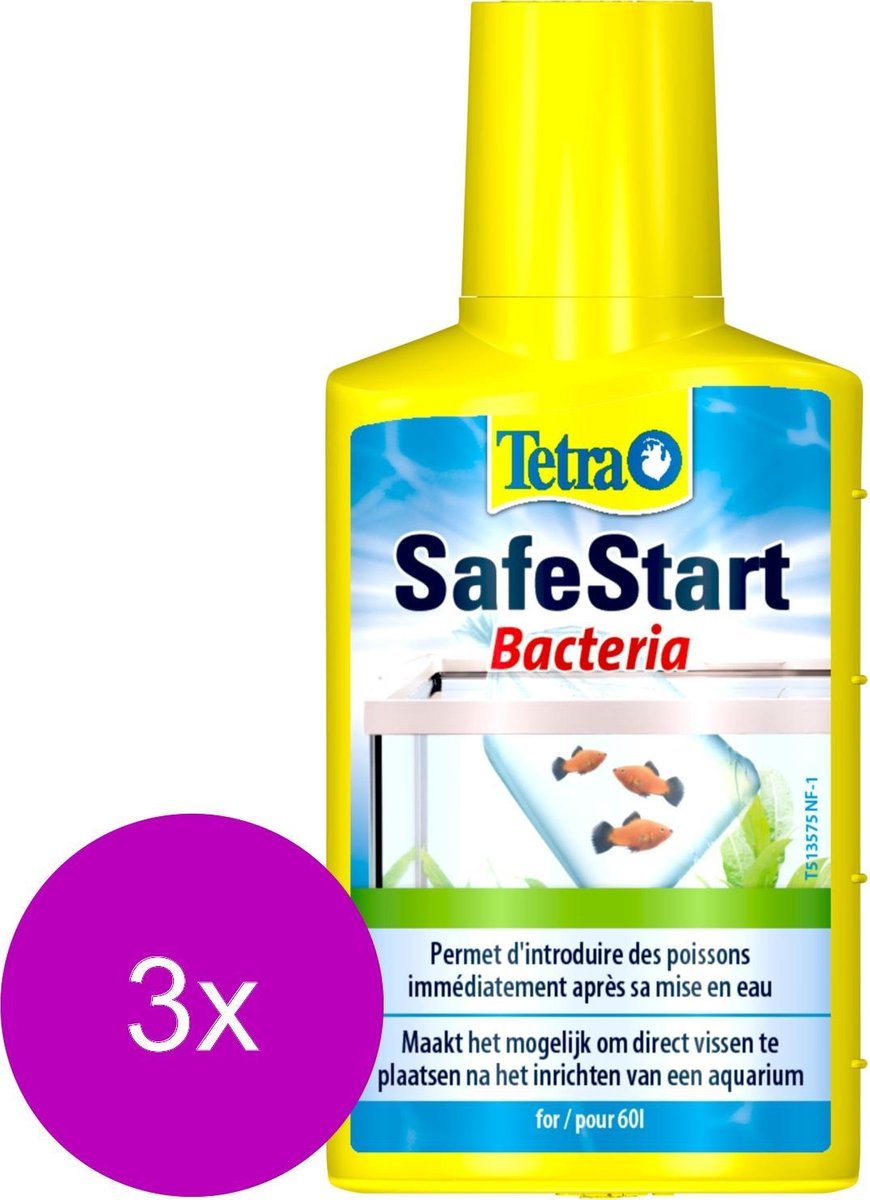 Tetra Aqua Safestart - Waterverbeteraars - 3 x 50 ml