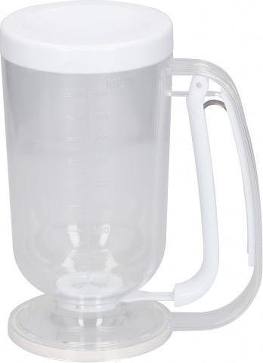 Medina Beslagdispenser 900 Ml Wit/Transparant