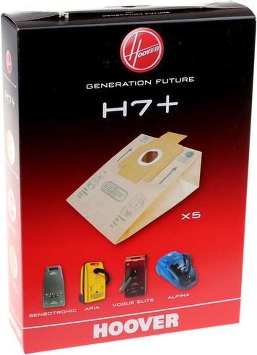 HOOVER - STOFZUIGERZAK ORIG H7+ ALPINA   5 STUKS - 09026177