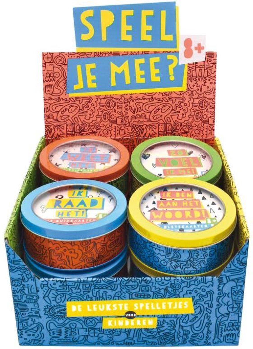 Kinderboeken Image Books Spellen/Puzzels - Display Leukste spelletjes voor kinderen ass (4 x 3 st)