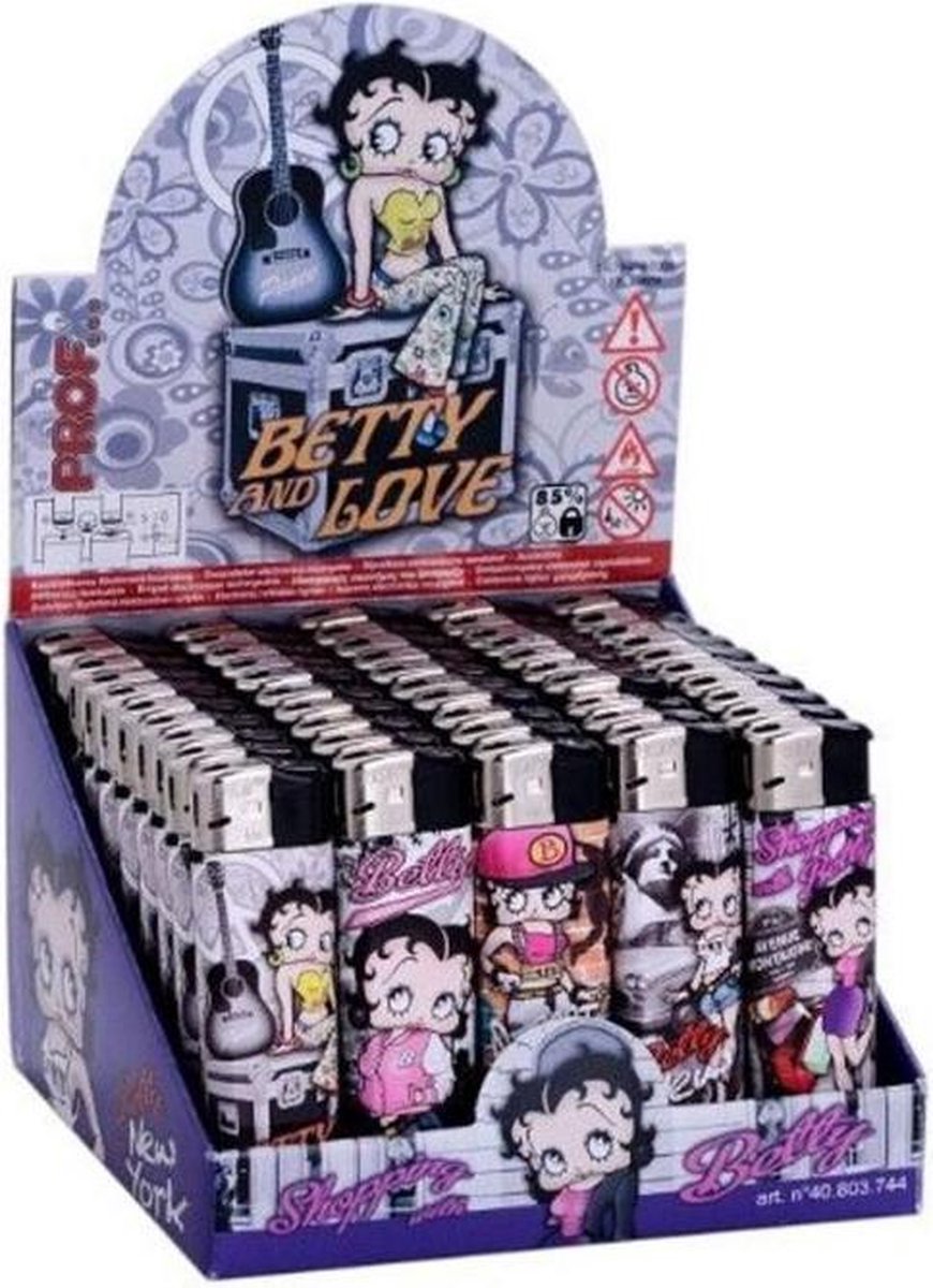 Prof Betty Boop Plastic Piezo Aansteker (Willekeurig)