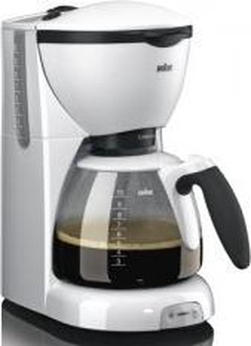 Braun Café House PurAroma Plus KF 520/1 WH - Filter-koffiezetapparaat- Wit