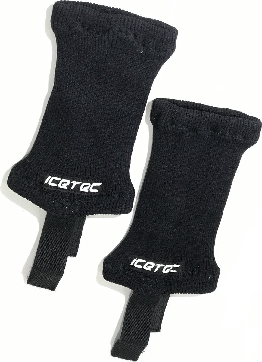 Icetec | Shorttrack Snijvaste Enkelsokjes - XL - Kevlar - Zwart - Schaatsen