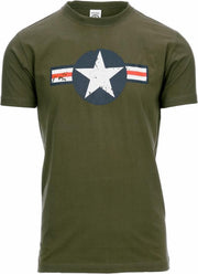 Fostex t-shirt USAF vintage legergroen