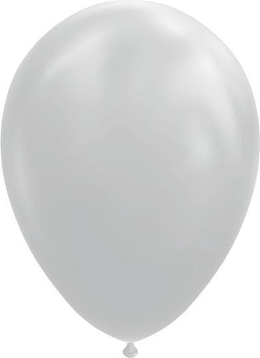 Globos Ballonnen 30 Cm Latex Cool Grijs 10 Stuks