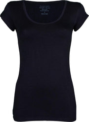 Claesens - Ronde Hals T-shirt Zwart - L