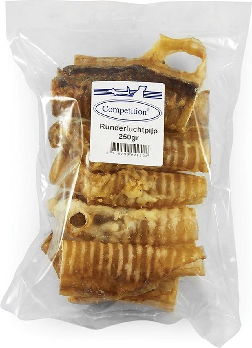 Competition runderluchtpijp - hond - snack - 250 gram