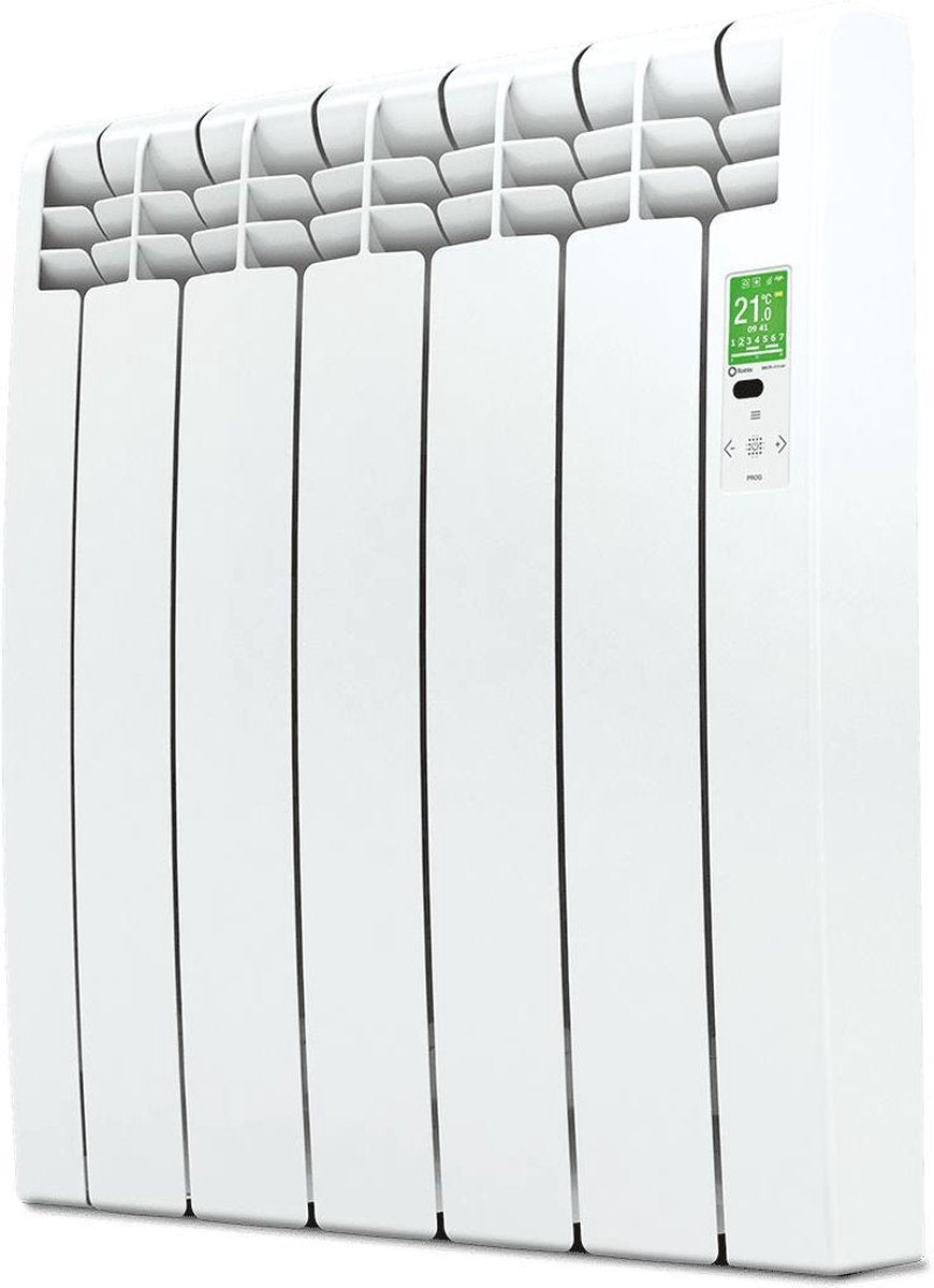 Elektrische Radiator Wifi Wit (RAL 9016) - Smartcontrol via app - Energiebesparende functies - Laag verbruik - Realtime consumptie - 5 elementen - 550 W - Zuinigste Radiator