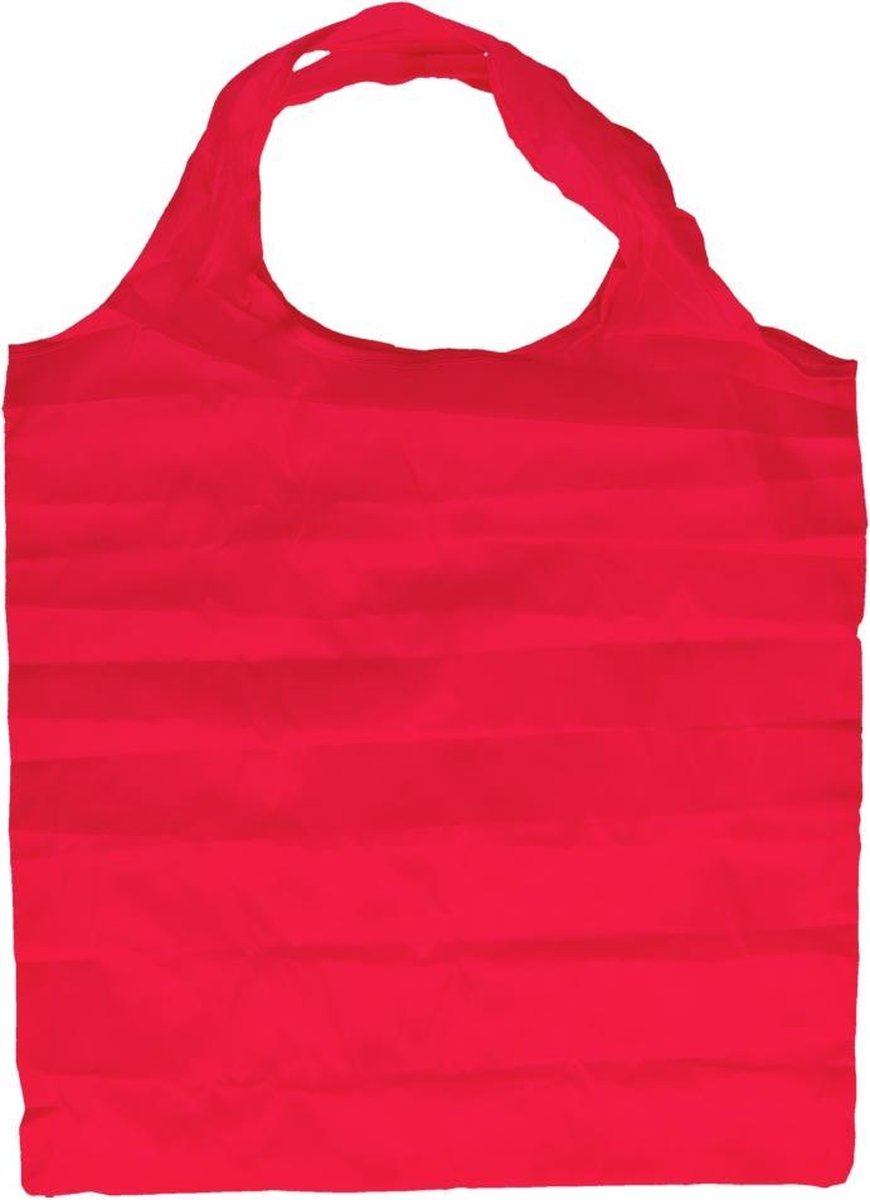 Compacte opvouwbare - opvouwbaar boodschappentas Rood