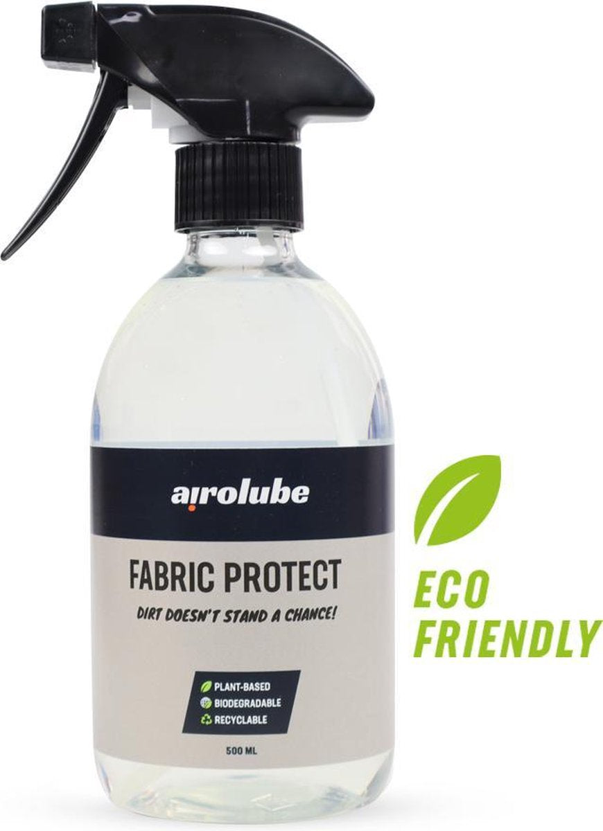 Plant Based beschermer voor stoffen bekleding 500ml | Airolube Fabric Protect | Biologisch afbreekbaar | Milieubewuste Keuze