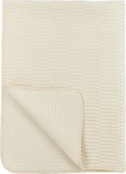 Meyco biologische wiegdeken Rib - 75x100cm - Natural