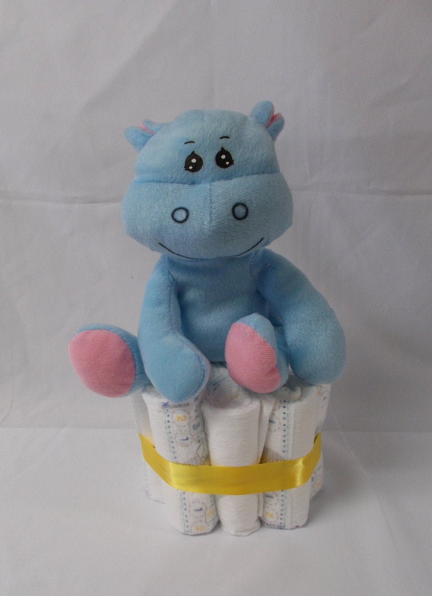 1 laag pampertaart hippo
