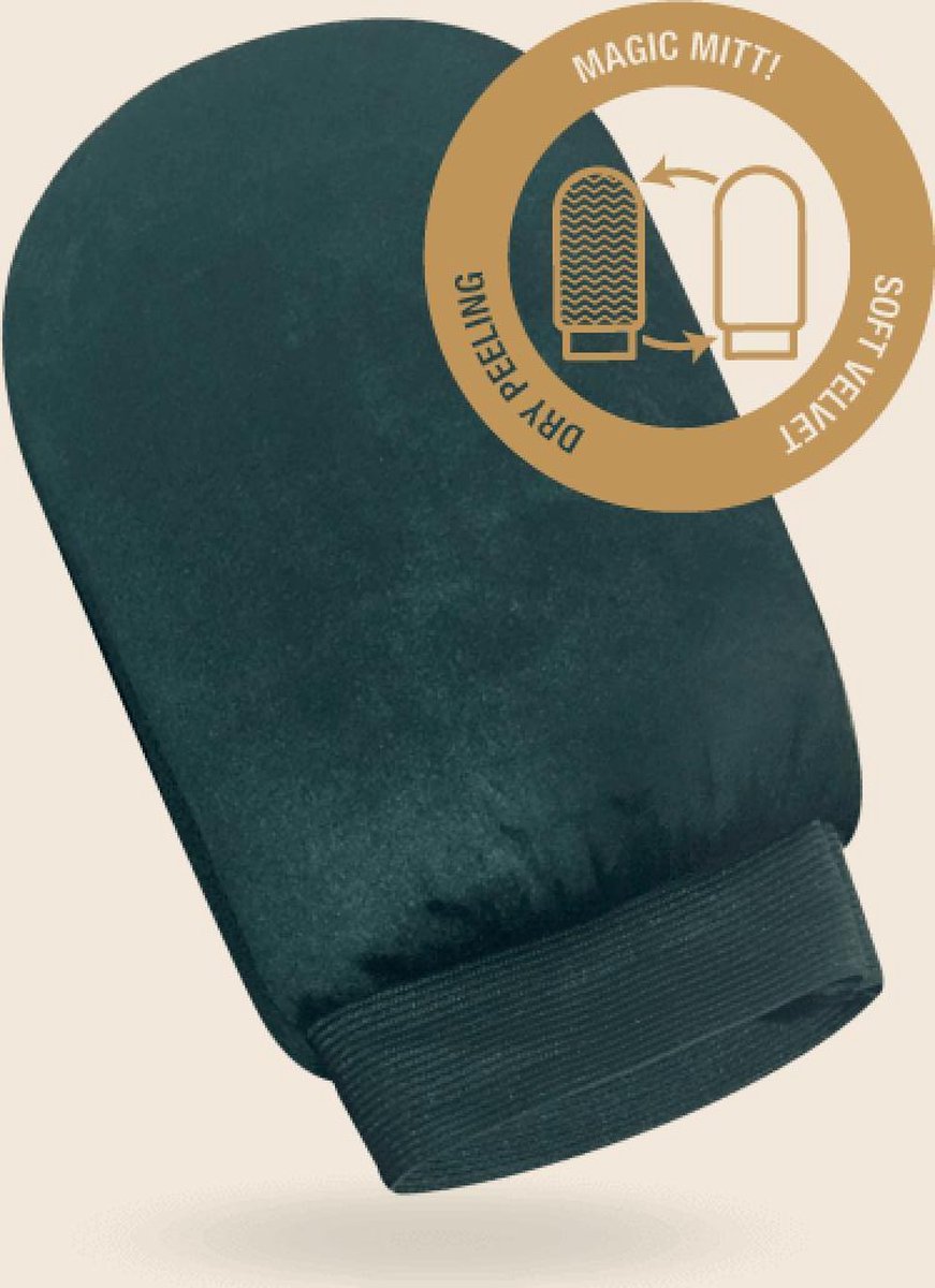That’so tanning handschoen voor dubbel gebruik