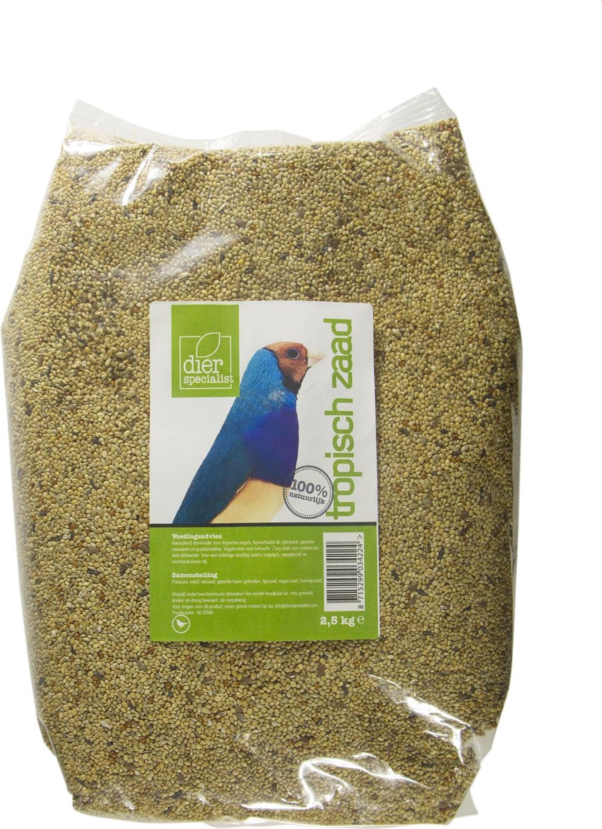 Dierspecialist tropisch zaad - 800 gram