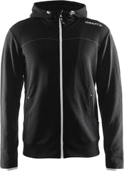 Craft Leisure Fleece Zip Hoodie Heren - Zwart - maat XL