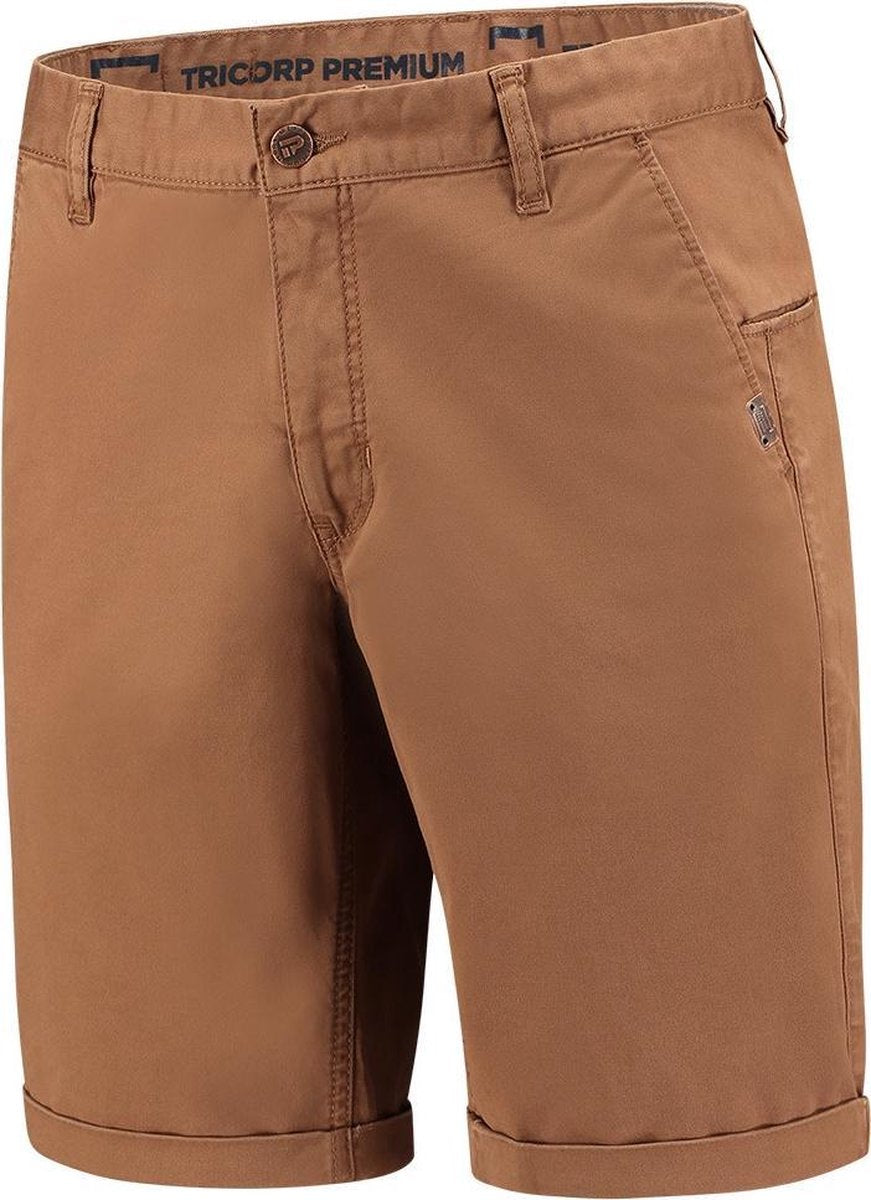 Tricorp 504008 Chino Premium Kort Bruin maat 29