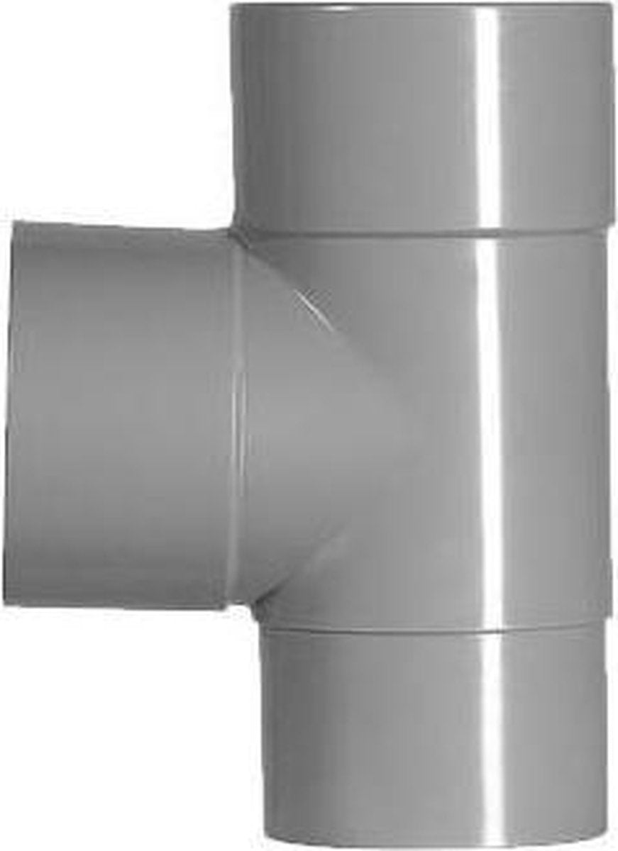 Sub hwa tee 90gr.grijs mof/spie 80 mm