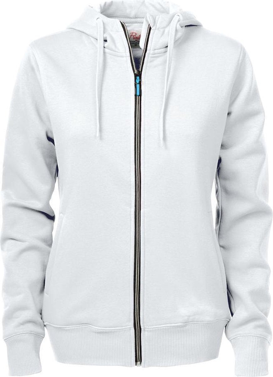 Printer Hooded Sweat Vest Overhead Lady 2262052 Wit - Maat XXL