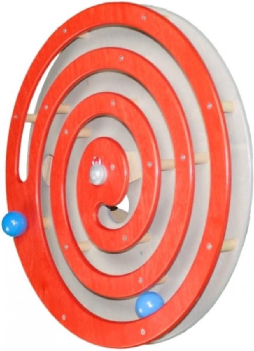 Wandpaneel Kogelspiraal Rood