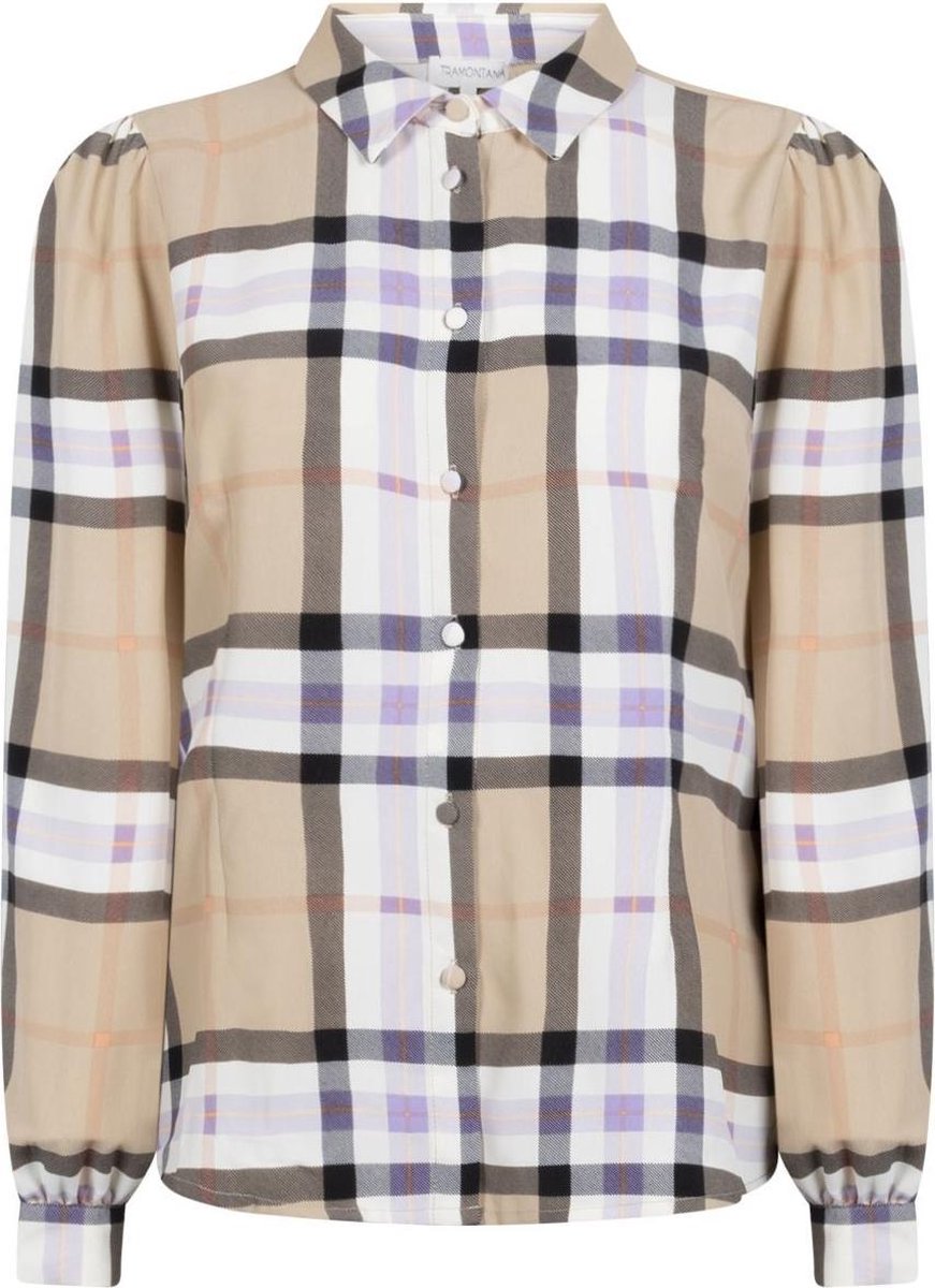 Tramontana Blouse L/S Check Print - XS