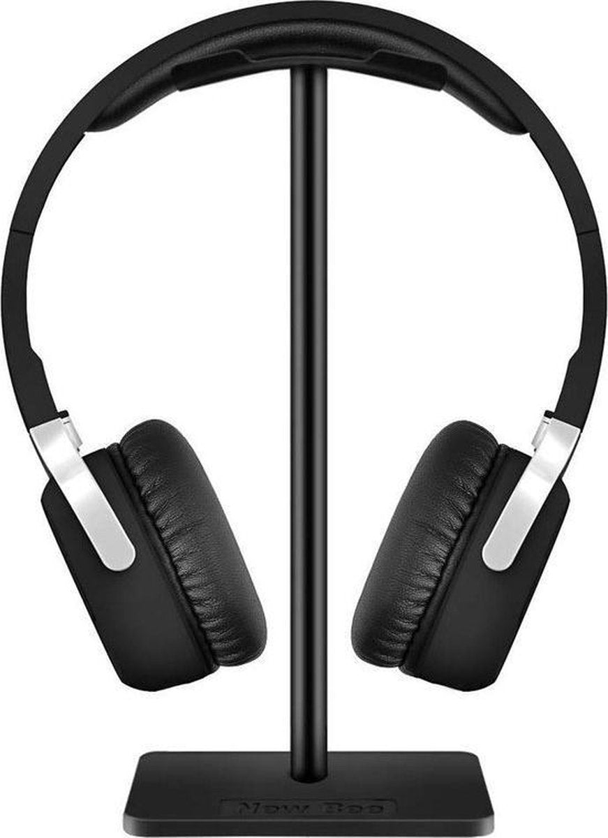 Zwarte Hoofdtelefoonhouder | Van hoogwaardig zwart aluminium | Universele Koptelefoon houder | Stand koptelefoonhouder standaard | Headset over-ear-hoofdtelefoon