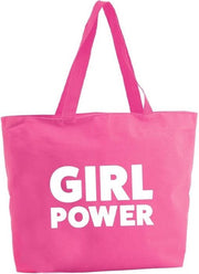 Girl Power shopper tas - fuchsia roze - 47 x 34 x 12