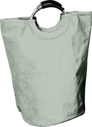 Wasmand zakmodel groen 36x61cm