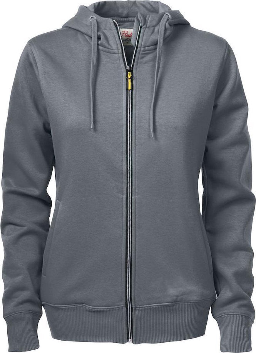 Printer Hooded Sweat Vest Overhead Lady 2262052 Staalgrijs - Maat XXL