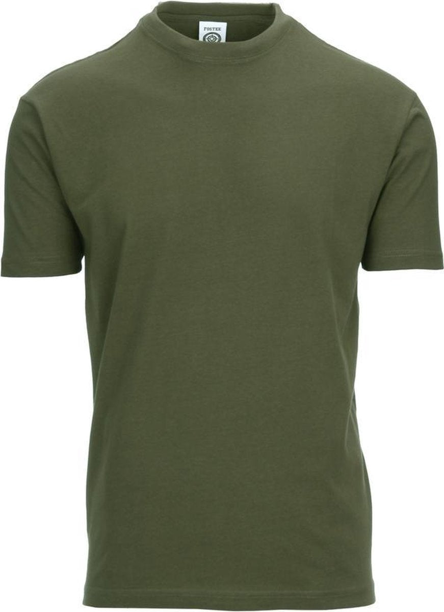 Fostex T-shirt Fostee plain legergroen