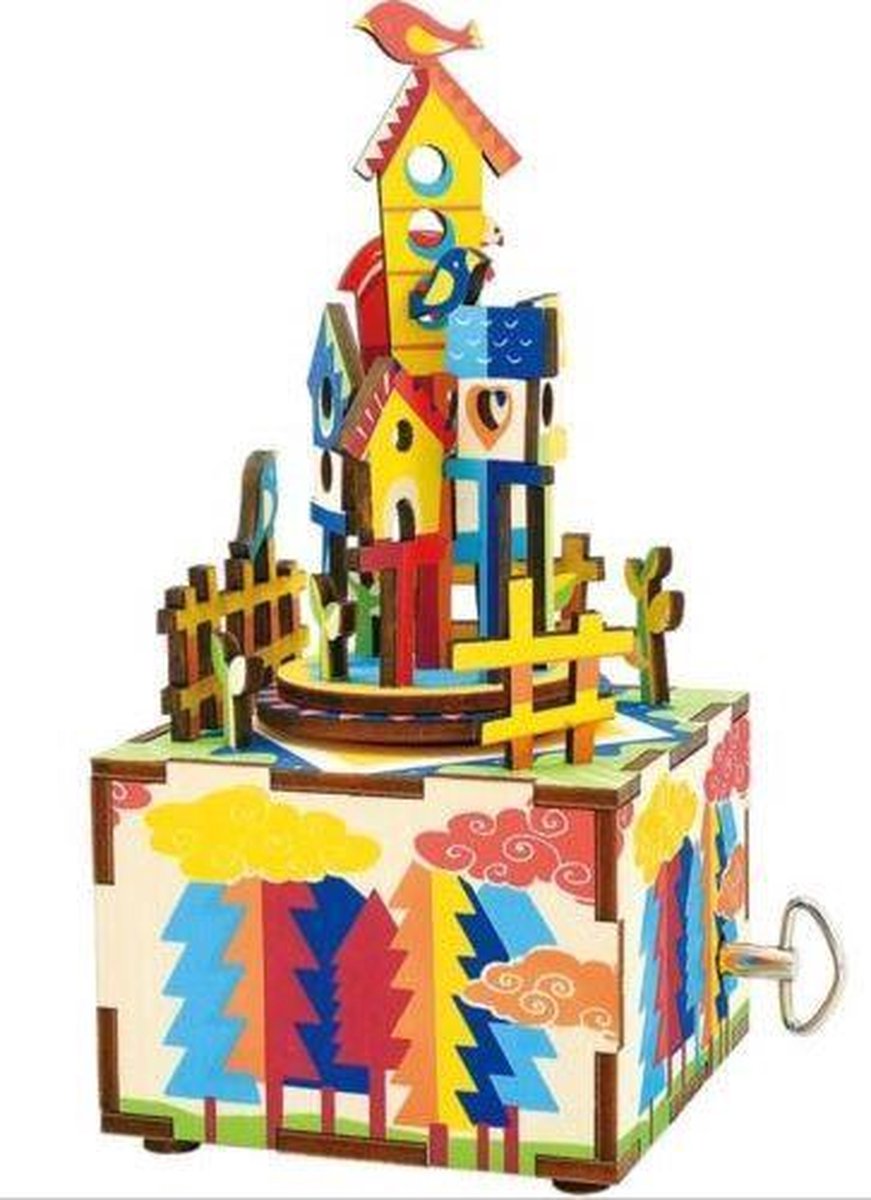 Robotime Muziekdoos 3D Houten Puzzel