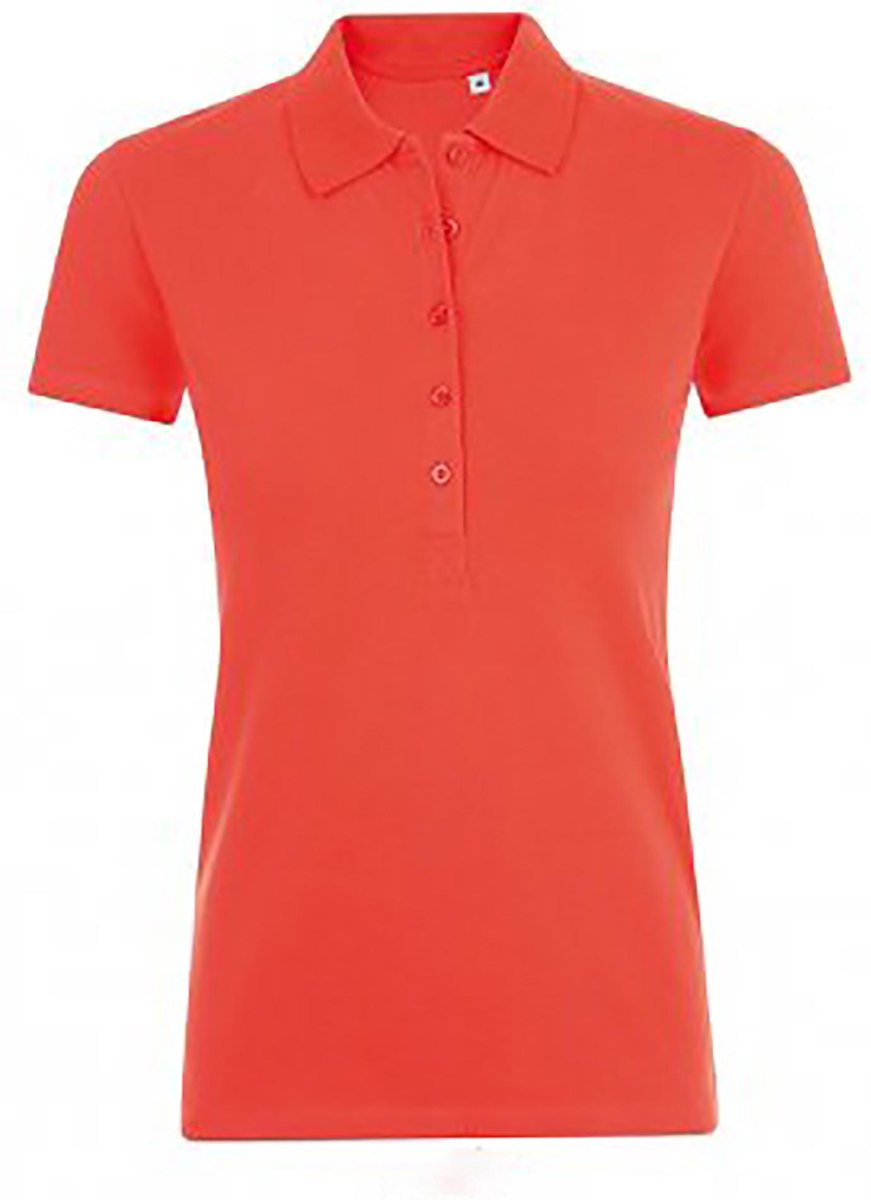 SOLS Dames/dames Phoenix Phoenix Polo met Korte Mouwen (Hibiscus)
