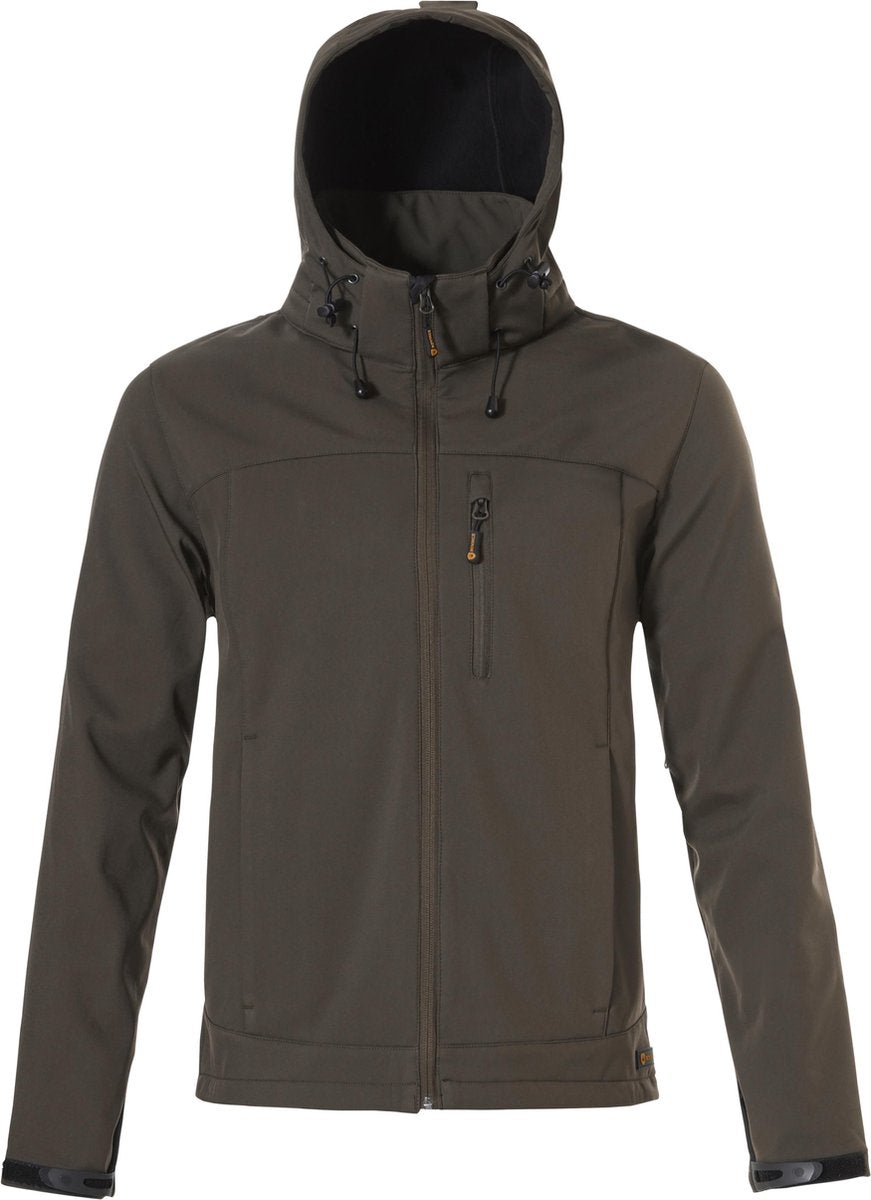 Rovince Softshell Jas Heren Waterdicht - Kleur: Groen - Maat: XL