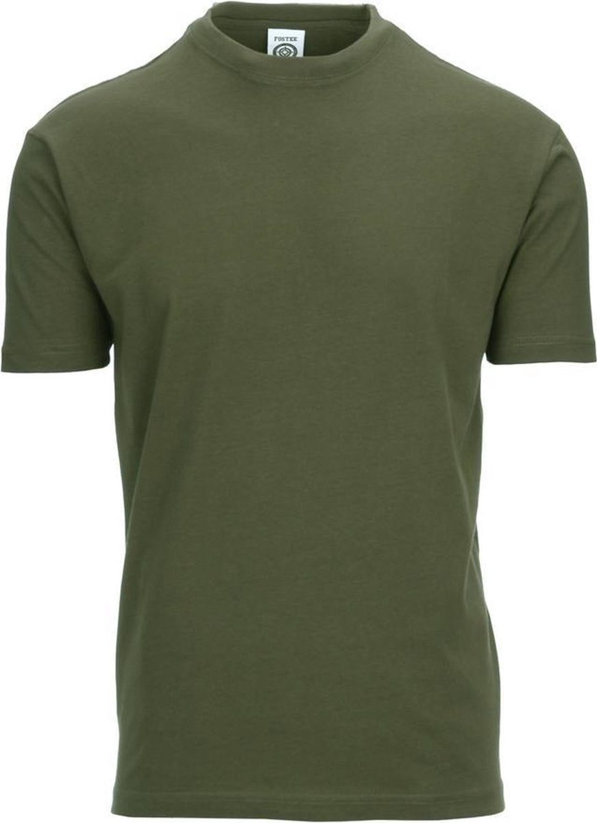 Fostex T-shirt Fostee plain legergroen