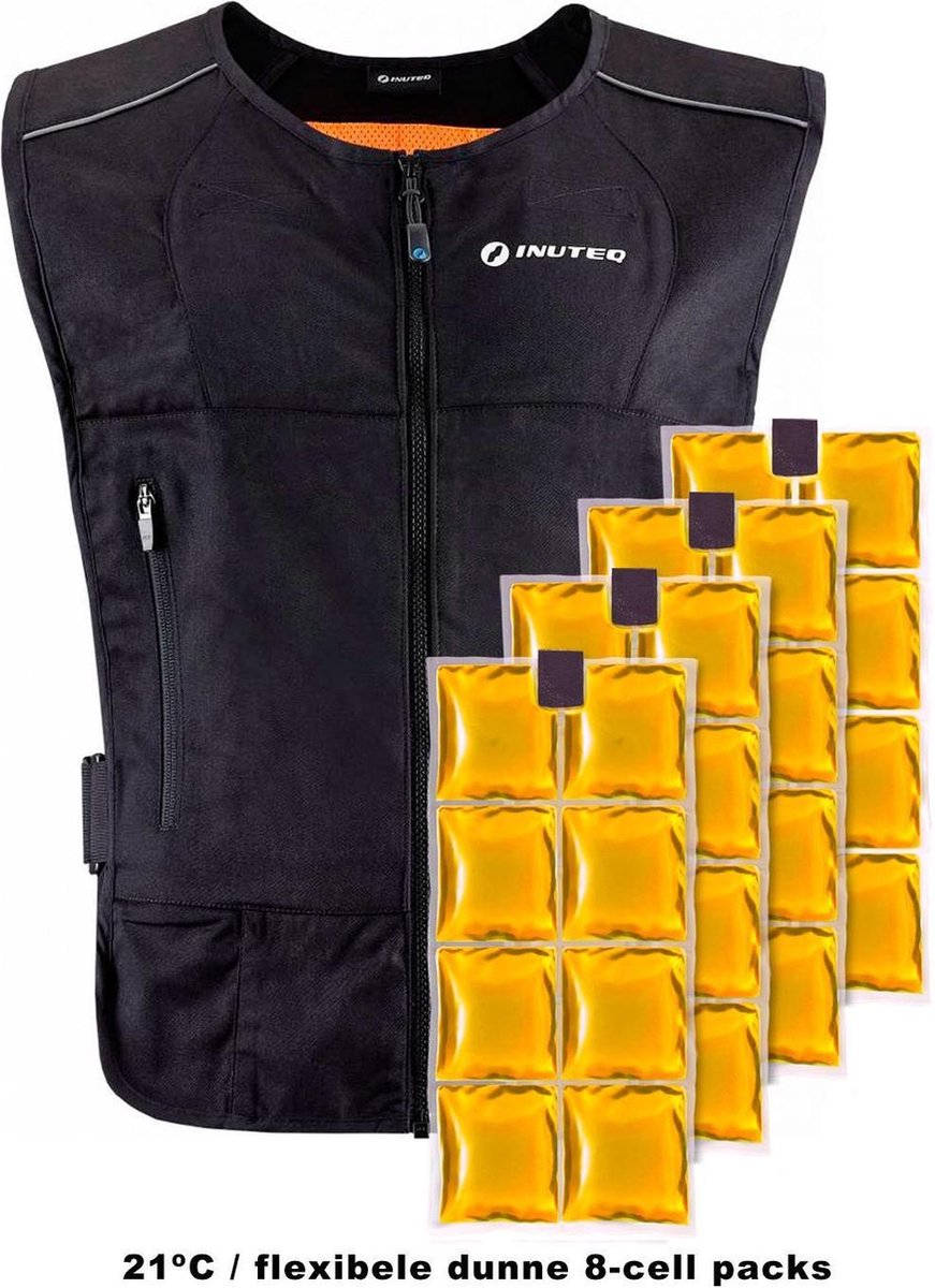 Inuteq Compleet BodyCool Pro PCM Koelvest - Maat: L - 21C - 8 Cell