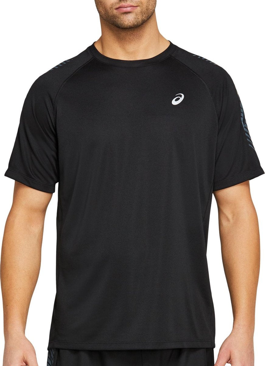 Asics Asics Icon  Sportshirt - Maat XXL  - Mannen - zwart