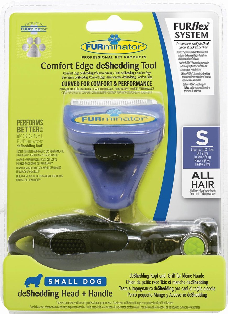 Furminator Furflex Deshedding Combo Dog Small