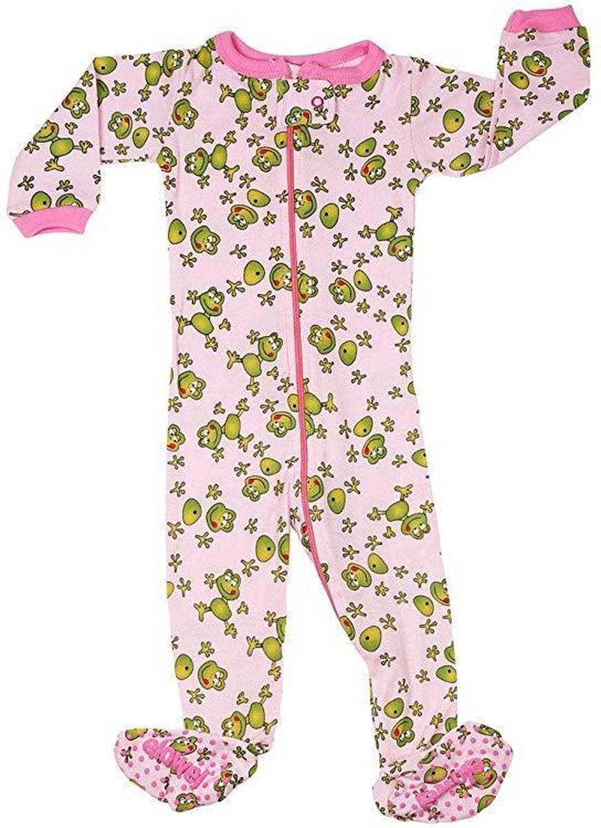 Meisjes Pijama Katoen Met Kikkers Ontwerp (Maat 98/3 Jaar)