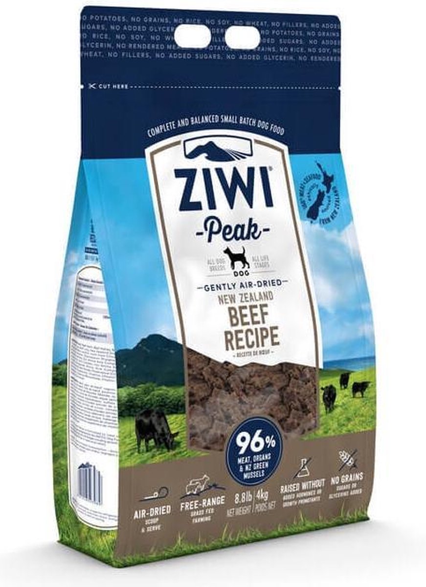 ZIWI Peak Dog Gently Air-Dried Beef 4 kg.