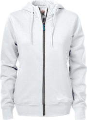 Printer Hooded Sweat Vest Overhead Lady 2262052 Wit - Maat XL