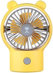 Desktop Miniventilator Sterke wind Draagbare handventilator (beer geel)