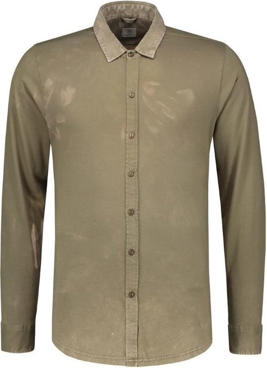 Dstrezzed Overhemd Acid Washed Army Groen (202352 - 511)