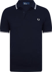 Fred Perry M3600 shirt - polo Navy / White / White
