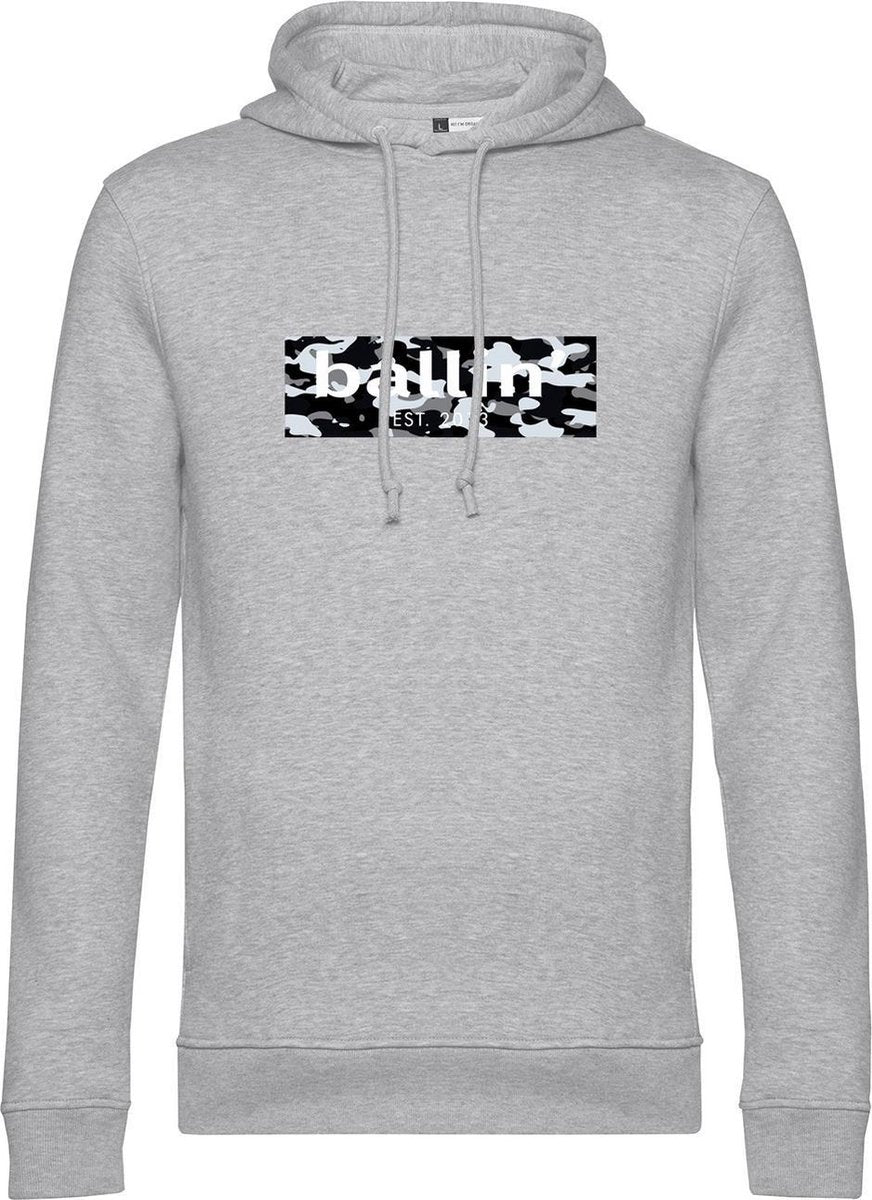 Ballin Est. 2013 - Heren Hoodies Camo Block Hoodie - Grijs - Maat L