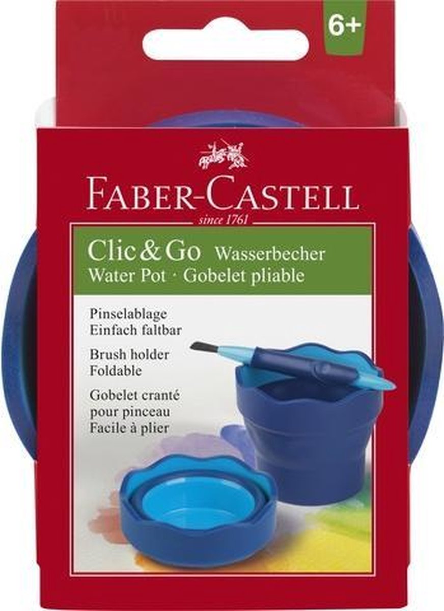 Watercup Clic & Go blauw -